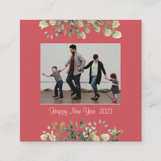 年賀状 スクエア名刺 (正面)