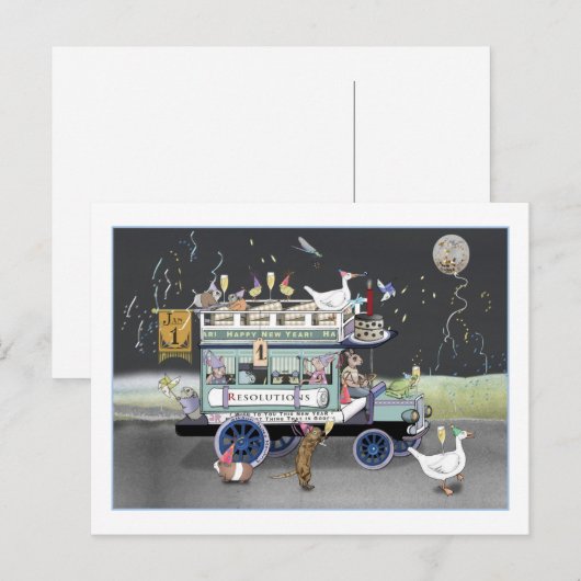 年賀状 ポストカード (正面/裏面)