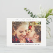 年賀状 |ミニマル金ゴールド シーズンカード (スタンド正面)