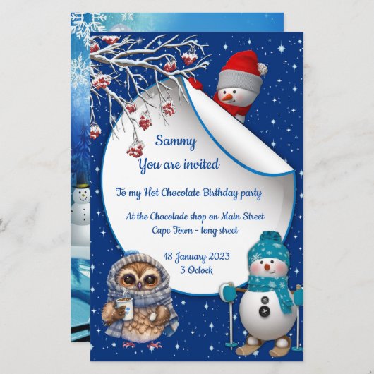 年賀状 便箋 (正面/裏面)