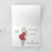 年賀状/妊娠告知 シーズンカード (内部)