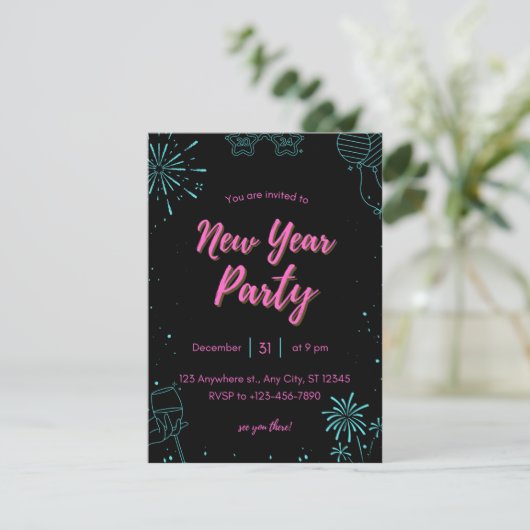 年賀状 招待状 (スタンド正面)