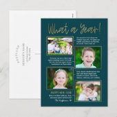 年賀状 編集可能 カラー 新年 ポストカード (正面/裏面)