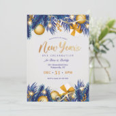 年越しパーティーの招待状です。 招待状 (スタンド正面)