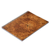 年輪の木の木のテクスチャ ノートブック (左側)