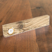 年輪3 デスクネームプレート (側面)