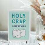 年遠くにを追う |おもしろい誕生日 カード<br><div class="desc">あなたは何歳？友達祝や誕生日を愛し、クラシックの"potty"ユーモアを持つ。薄緑の背景には転が、レトロなレタリングで「聖なる箱、あなたは古い」とトイレの紙の笑顔を見せるカード。内カスタマイズ部のメッセージや離れその内読部の「ここ別の年を拭くことだ – ハッピーバースデー。</div>
