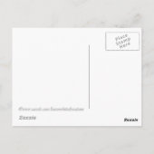 年配のはがきの背景色の変更 ポストカード (裏面)