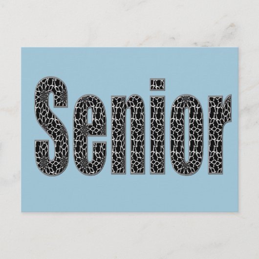 年配のはがきの背景色の変更 ポストカード (正面)