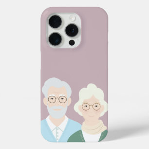 年配のカップルiPhoneケース iPhone 15 Proケース