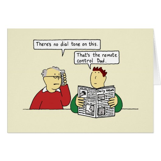 年配のパパのための誕生日のユーモア (正面横)