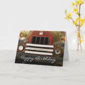 年配の人へのハッピーバースデー カード (黄色い花)