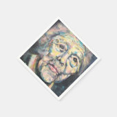 年配の女性ナプキン スタンダードカクテルナプキン (角)