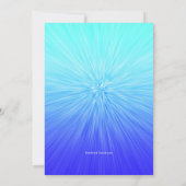 年配の少年の養子縁組パーティー写真招待状テンプレート 招待状 (裏面)