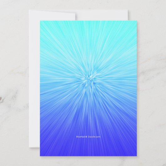 年配の少年の養子縁組パーティー写真招待状テンプレート 招待状 (裏面)