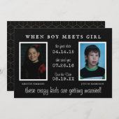 年鑑の写真 |フォトセーブ・ザ・デート案内 セーブザデート (正面/裏面)