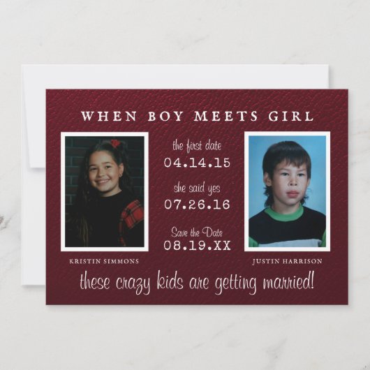 年鑑の写真 |フォトセーブ・ザ・デート案内 セーブザデート (正面)