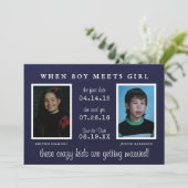 年鑑の写真 | 写真付きSave the Date（結婚式招待状）お知らせ セーブザデート (スタンド正面)