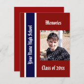 年鑑賞案 招待状 (正面/裏面)