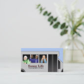 年長の交通機関の名刺 名刺 (スタンド正面)