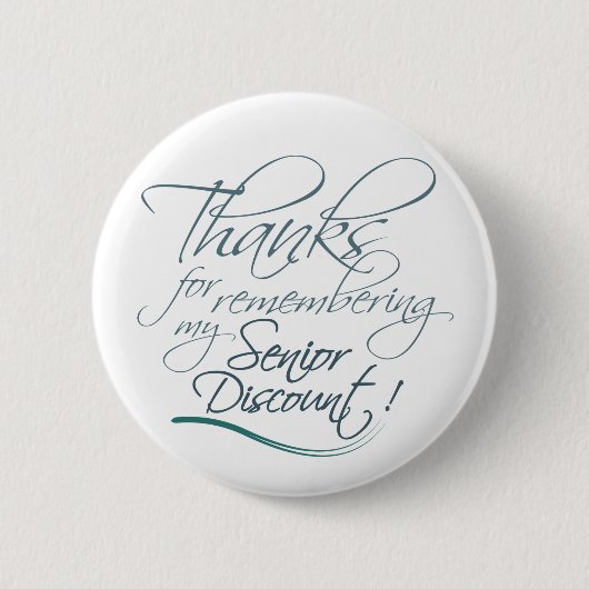 年長の割引ボタン 缶バッジ (正面)