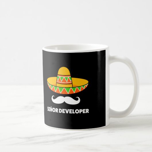 年長の開発者 コーヒーマグカップ (右)