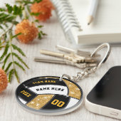 年長夜の安価なバレーボールのギフトのアイディア キーホルダー (正面右)