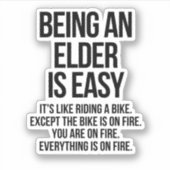 年長者は簡単 シール (正面)