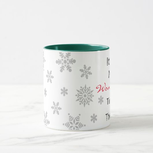 年間で最も素晴らしい時間のコーヒーマグ マグカップ (中央)