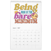 年間のカラフル動機カレンダー カレンダー (3月 2027)