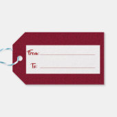 年間の最も素晴らしい時間のスクリプト写真 ギフトタグ (裏面横)