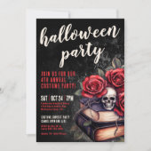 年間の衣装ゴシックハローウィンパーティ 招待状 (正面)