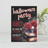 年間の衣装ゴシックハローウィンパーティ 招待状 (スタンド正面)