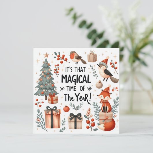 年間の魔法の時間森林ファンタジー シーズンカード (スタンド正面)