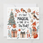 年間の魔法の時間森林ファンタジー シーズンカード (正面)