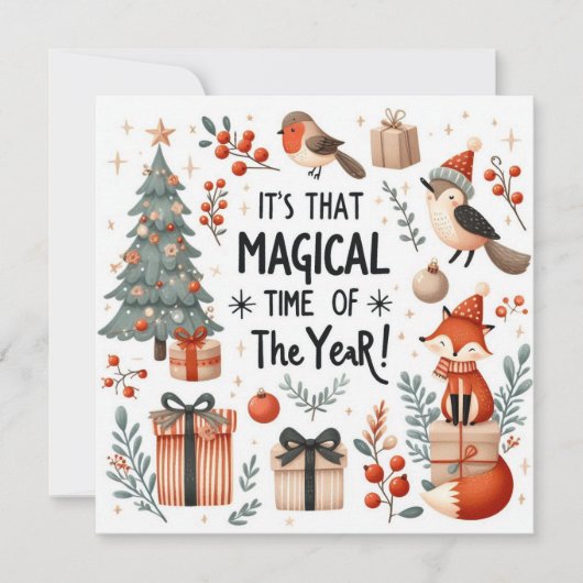 年間の魔法の時間森林ファンタジー シーズンカード (正面)