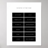 年間の黒人教育ポスター ポスター (正面)