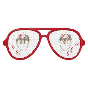 年間アイスクリームソーシャルのお気に入りホットファッジサンデ アビエーターサングラス