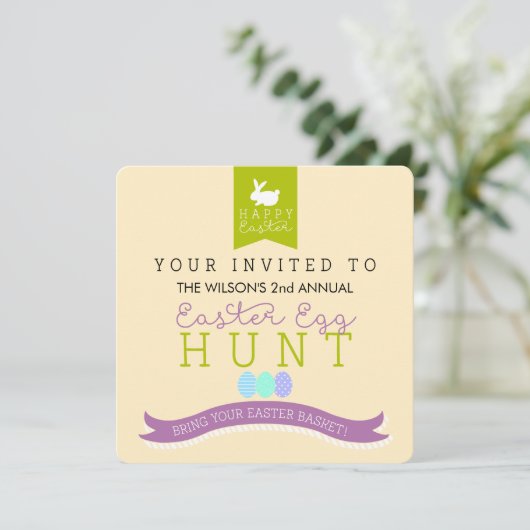 年間イースターエッグ狩り招待状 招待状 (スタンド正面)
