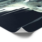 年間カレンダーポスター 白いオオカミ, 価値のあるポスター ポスター (角)