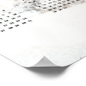 年間カレンダーポスター 雪の狼 価値ポスター ポスター (角)