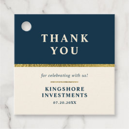 年間クライアント感謝ディナーメッセージカード フェイバータグ