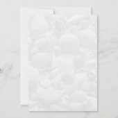 年間クリスマスレターコーストをテーマにしたカード 招待状 (裏面)