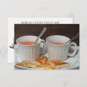 年間グリルチーズトマトスープ昼食会招待状 招待状 (正面/裏面)