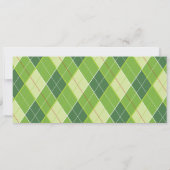 年間ゴルフデー企業のグループイベント招待 招待状 (裏面)