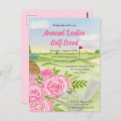 年間ゴルフ外出パーティー牡丹オンゴルフコース ポストカード (正面/裏面)