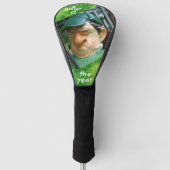 年間ドライバーカバーのゴルファー、ホワイトゴルフヘッドC ゴルフヘッドカバー (正面)