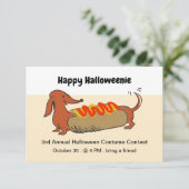 年間ハロウィーン衣装コンテストパーティの招待状 エンクロージャーカード (スタンド正面)