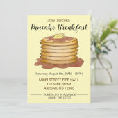 年間パンケーキ朝食チャリティーイベント フラップジャックス 招待状 (スタンド正面)