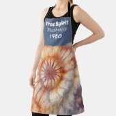 年間パーソナライズされたヒッピー全周プリントエプロン エプロン (インサイチュ)